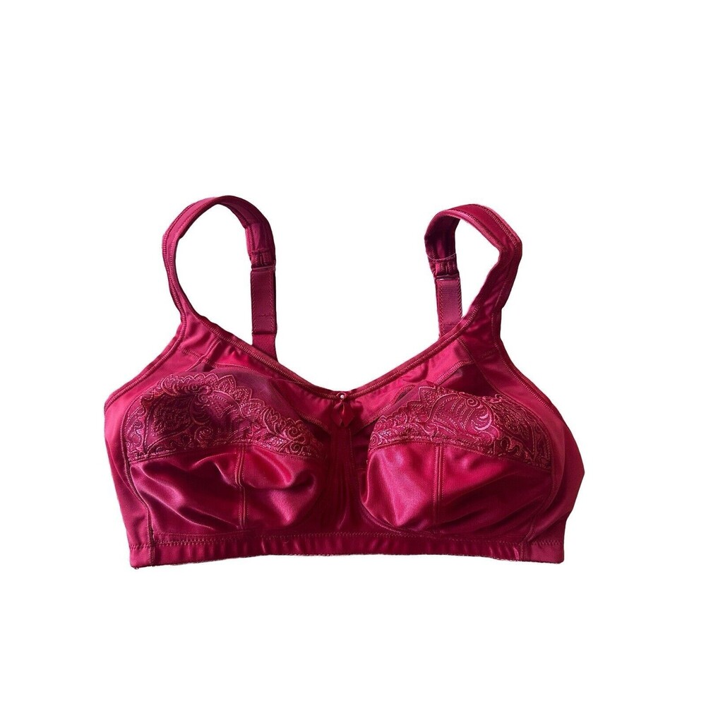 Amoena Mastectomy Wireless Bra 44888 Isadora Red 36D New without Tags